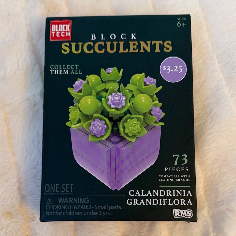 NWT Block Tech Lego Succulents Set
